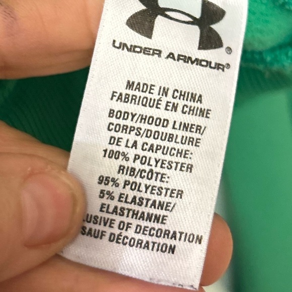 50%off w♥️ 
Green Under Armer Sweat Shirt Med 0699 #3 👠 - Picture 3 of 5